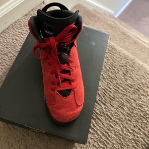 Jordan Air Retro 6 Varsity Red and Black